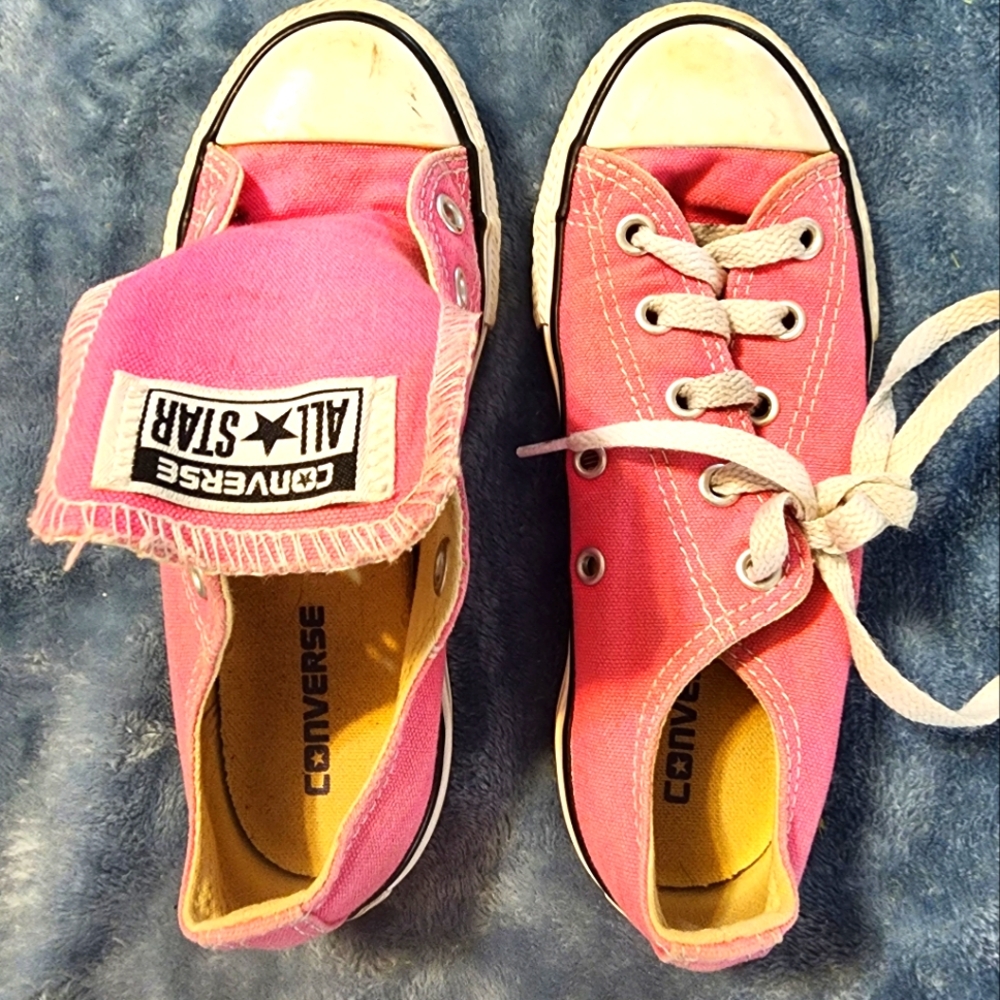 Pink Converse All-Star Girls Tennis Shoes